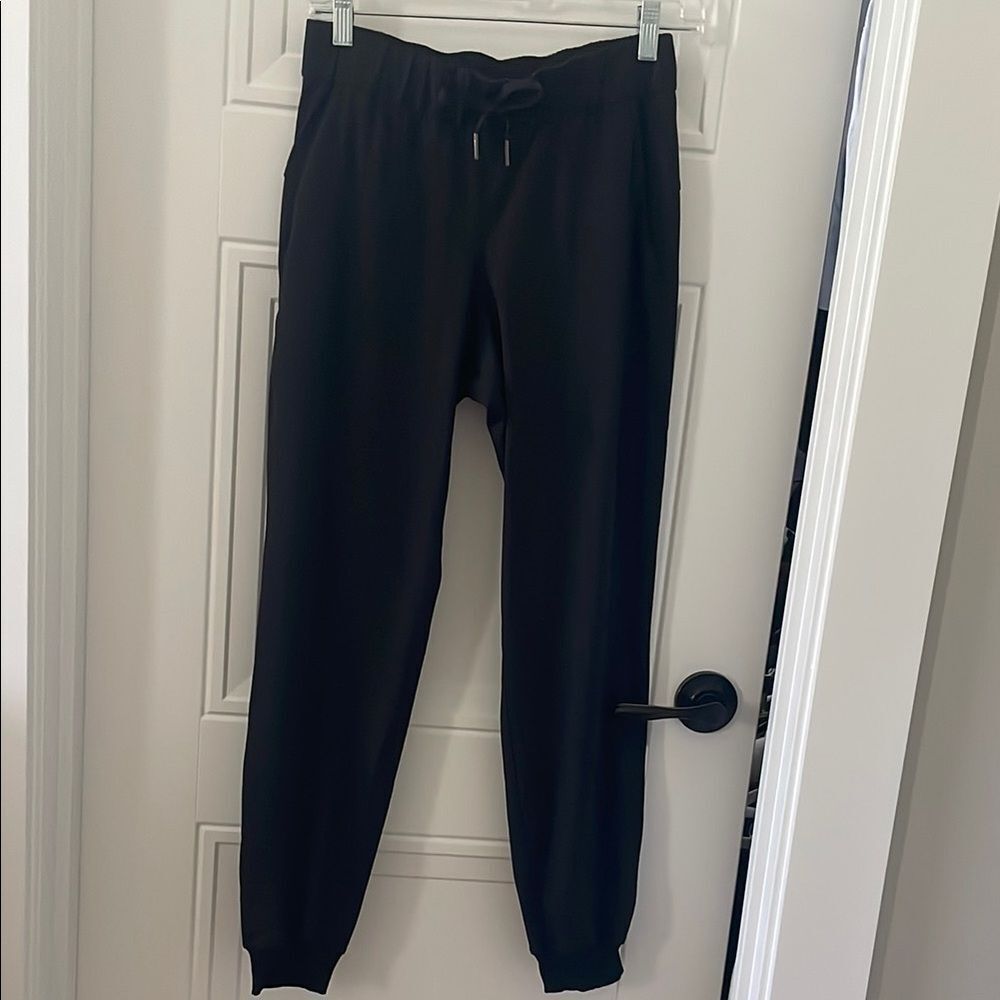 Lululemon High Rise Lightweight Black Joggers
